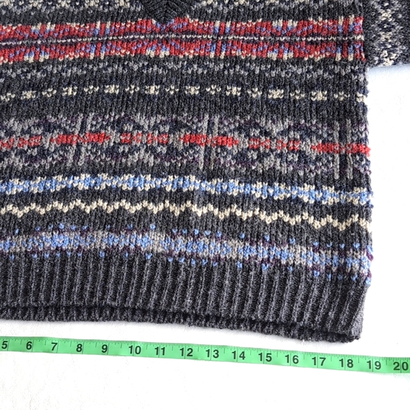 Vintage Women's Great Northwest V-Neck Long Sleeve Sweater Size S - Picture 4 of 8